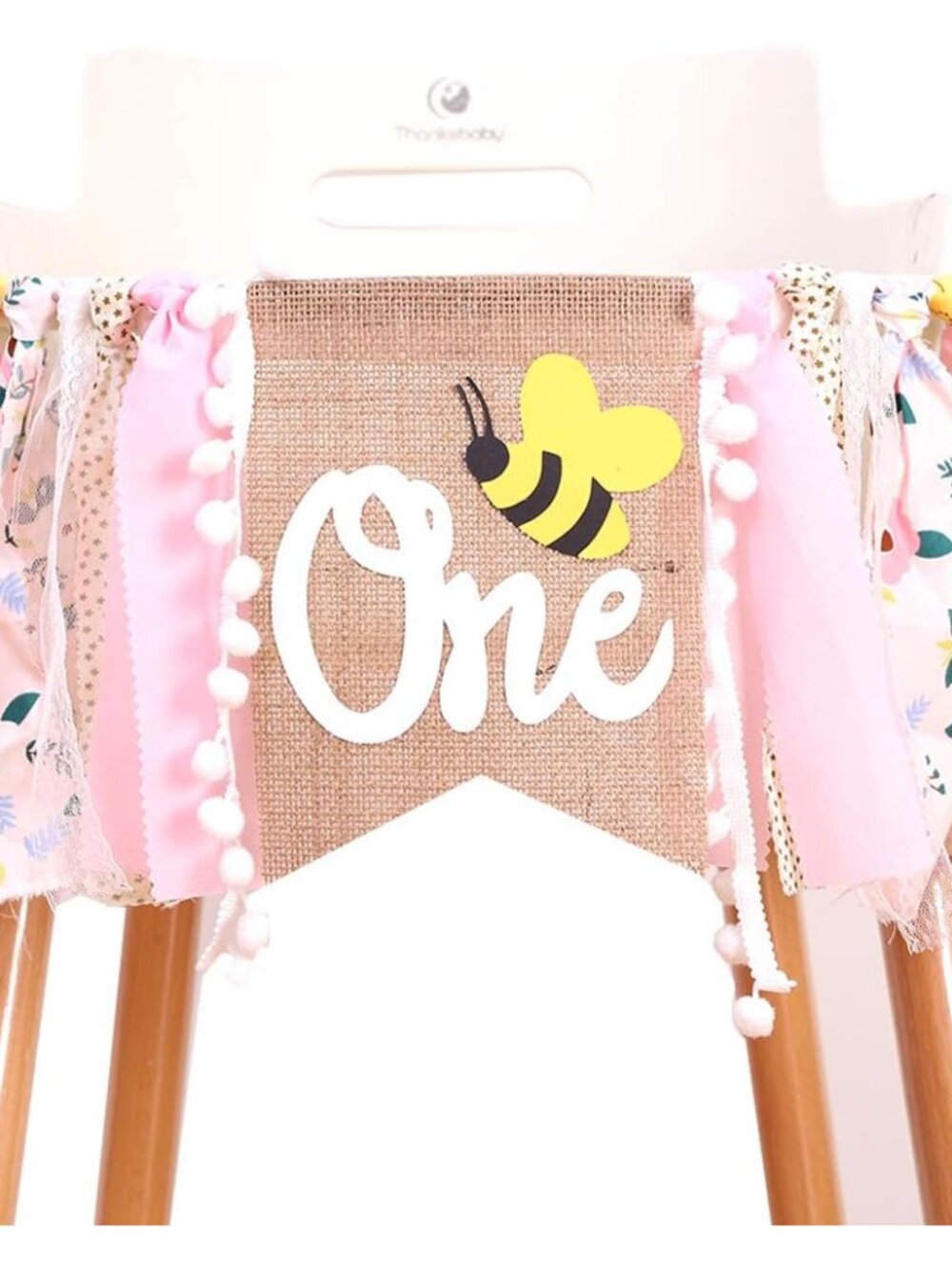 1st Happy Birthday Banner,Highchair Banner Tassels For Girl&Boy Birthday